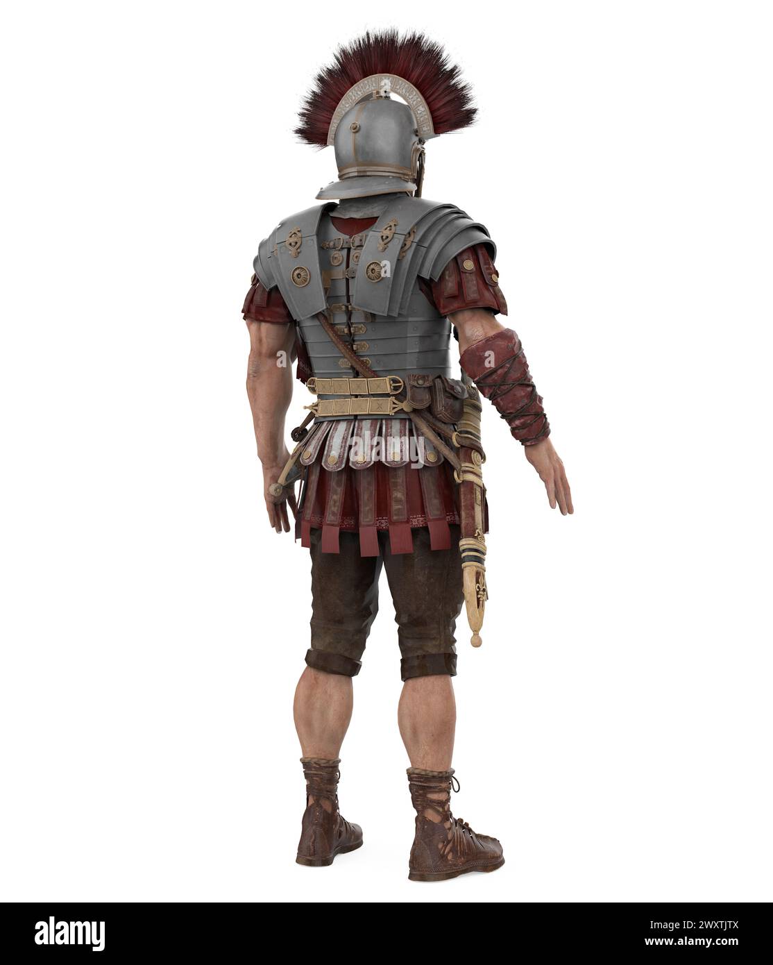 Roman Centurion Warrior Isolated Stock Photo - Alamy