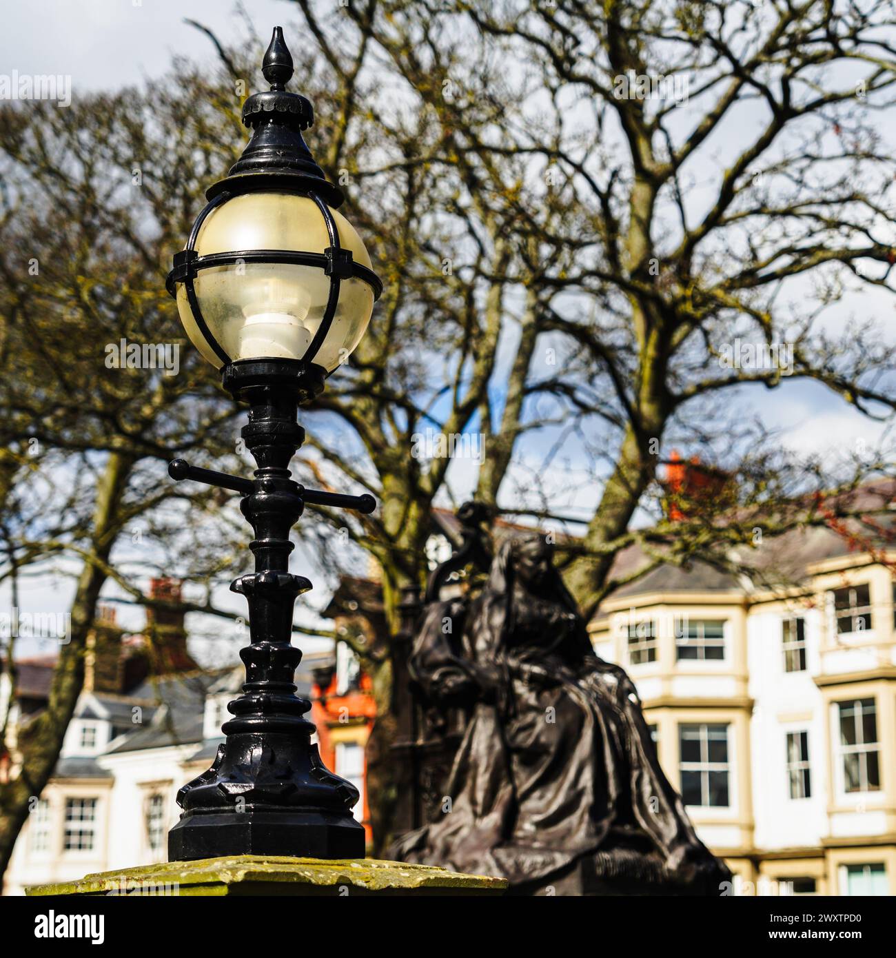 Queen Victoria monument in Tynemouth, North Tyneside Stock Photo Alamy