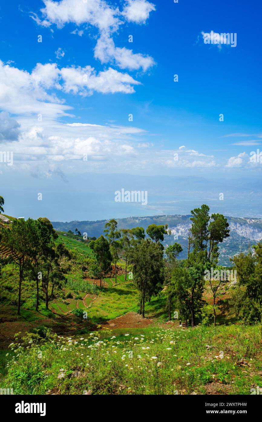 Port-Au-Prince vibrant countryside Stock Photo