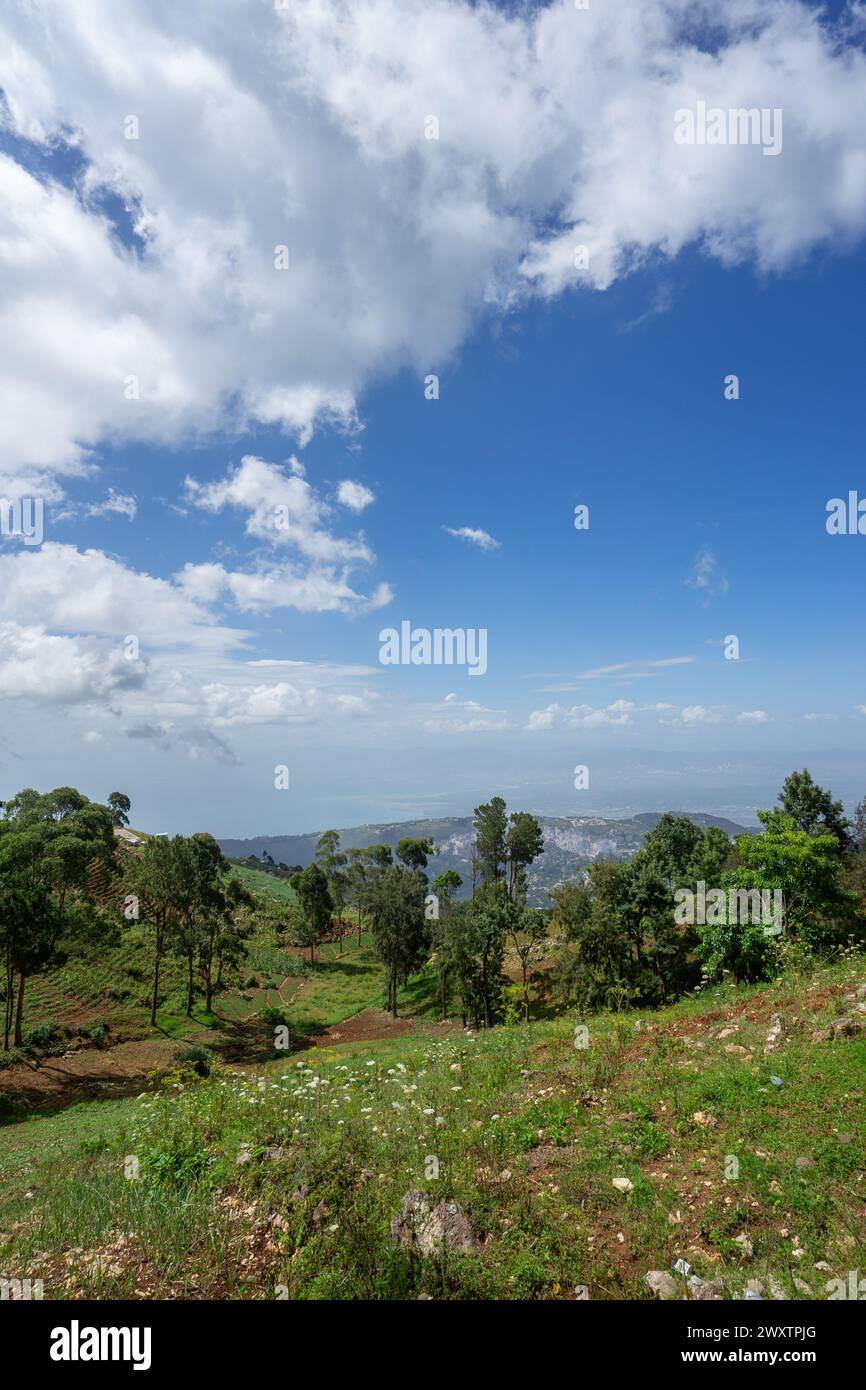 Port-Au-Prince vibrant countryside Stock Photo