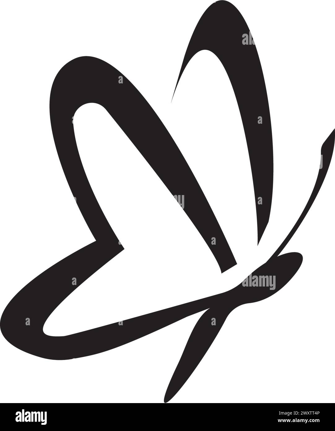 Butterfly icon logo, vector design illustration Stock Vector Image ...