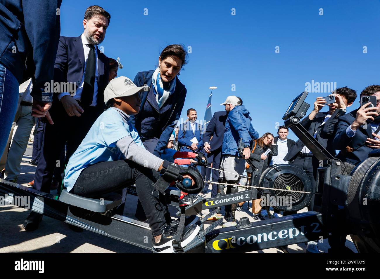 ©PHOTOPQR/LE DAUPHINE/Christophe AGOSTINIS ; Marseille ; 02/04/2024