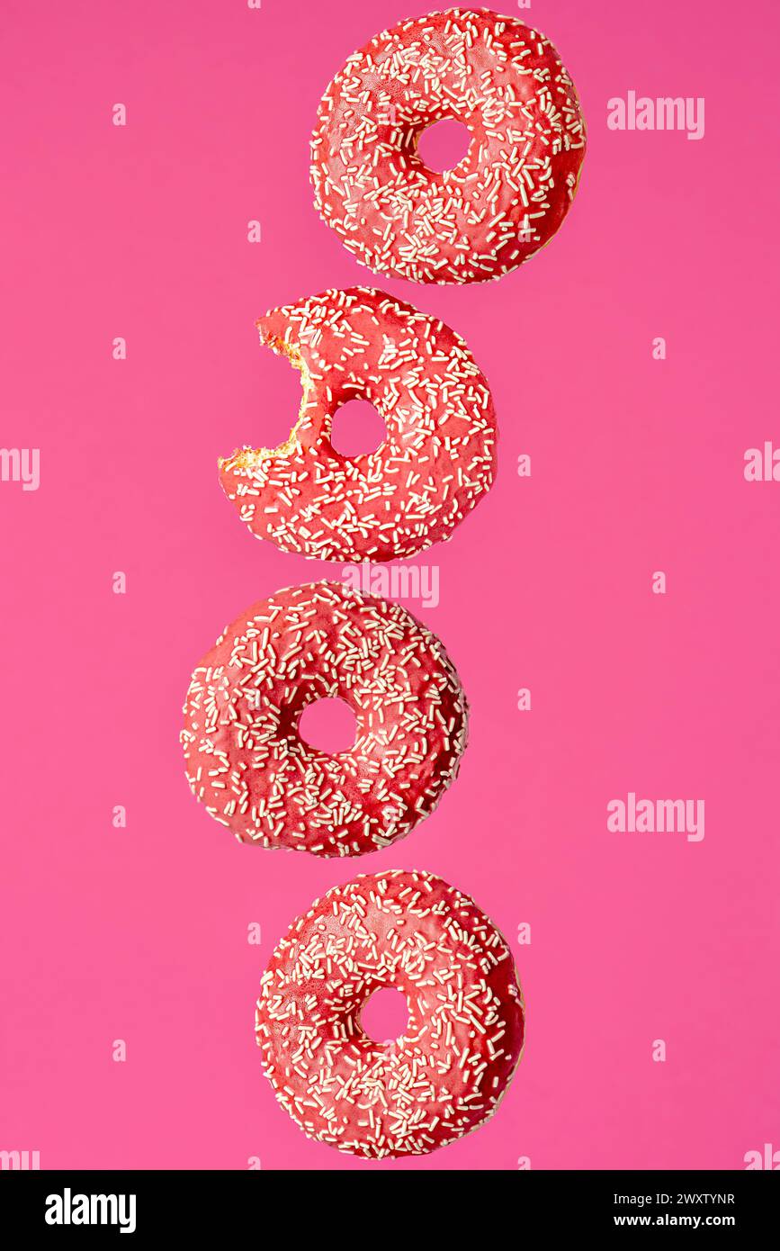 Blank food photography of doughnut, donuts, glazed, bagel, bakery