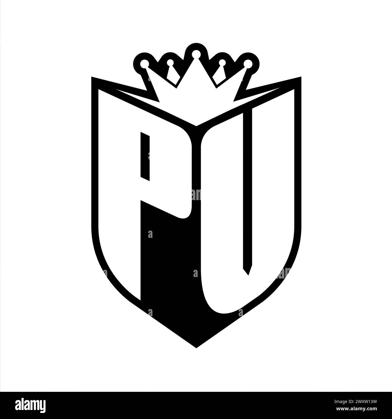 Pv letter logo Black and White Stock Photos & Images - Alamy