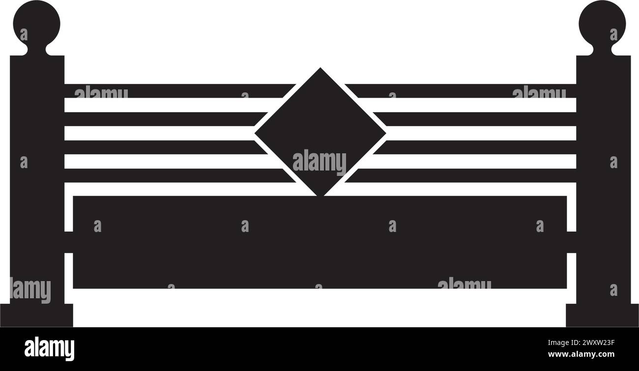 Fence Template vector icon illustration design Stock Vector