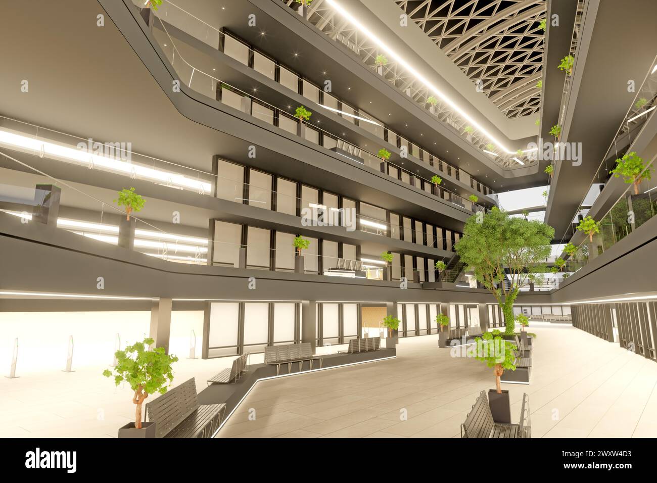 Building interior structure design hi-res stock photography and images ...