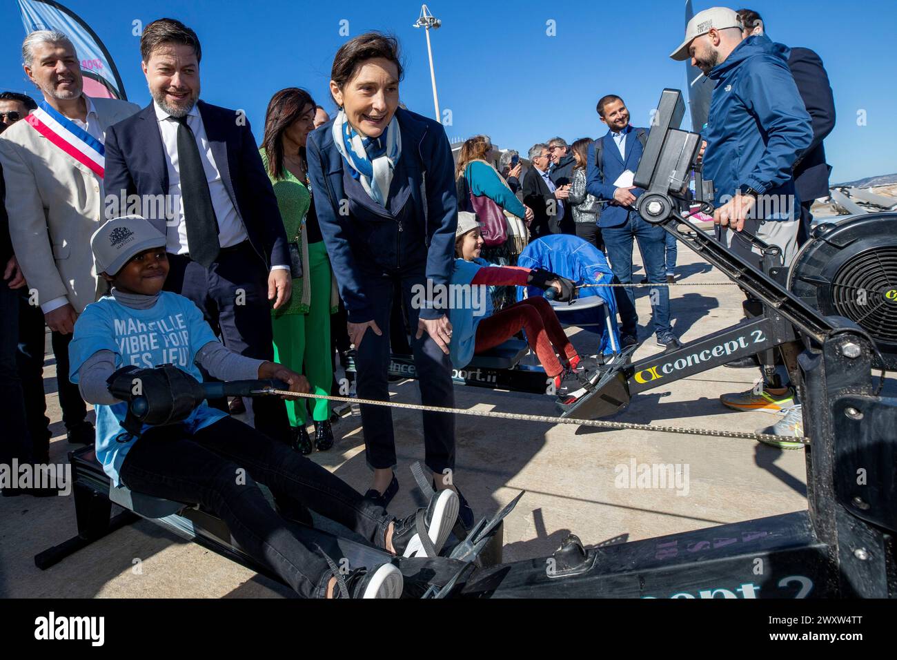 Marseille, France. 02nd Apr, 2024. © PHOTOPQR/LA PROVENCE/SPEICH