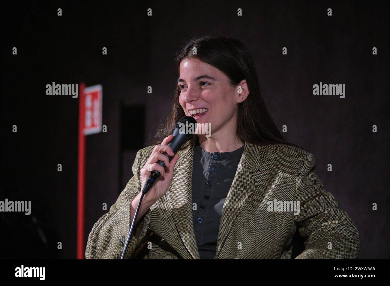 Giulia Innocenzi is an Italian journalist, documentary filmmaker, an author recognized for her work on social and animal welfare: Food for Profit Stock Photo