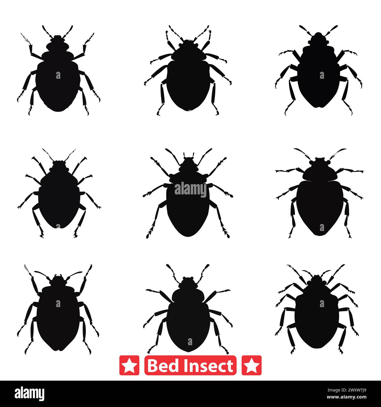 Silent Insect Pest shapes hi-res stock photography and images - Alamy