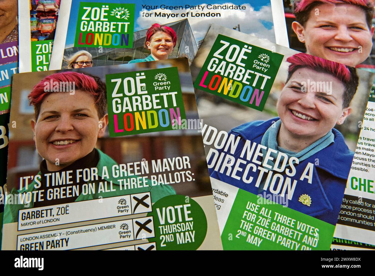 Election green party 2024 london hires stock photography and images