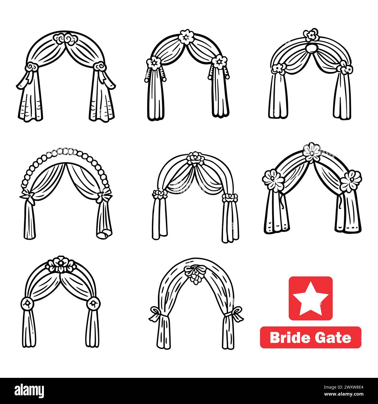 Elegant Gate Designs Stock Vector Images Alamy elegant-gate-designs-stock-vector-images-alamy