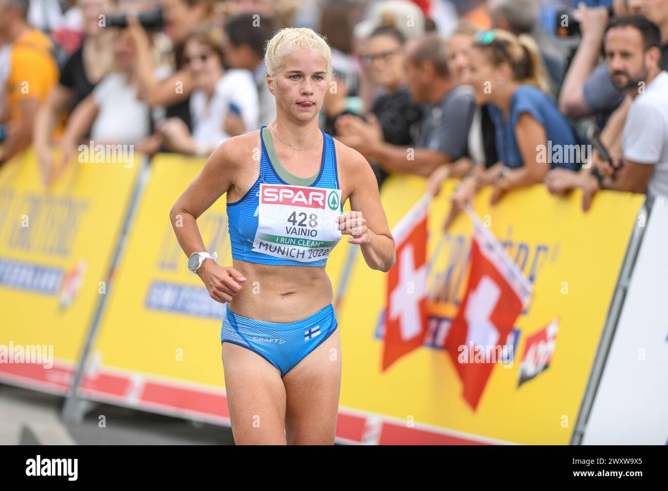Vainio Alisa Vainio (Finland). Women's Marathon. European Championships Munich ...