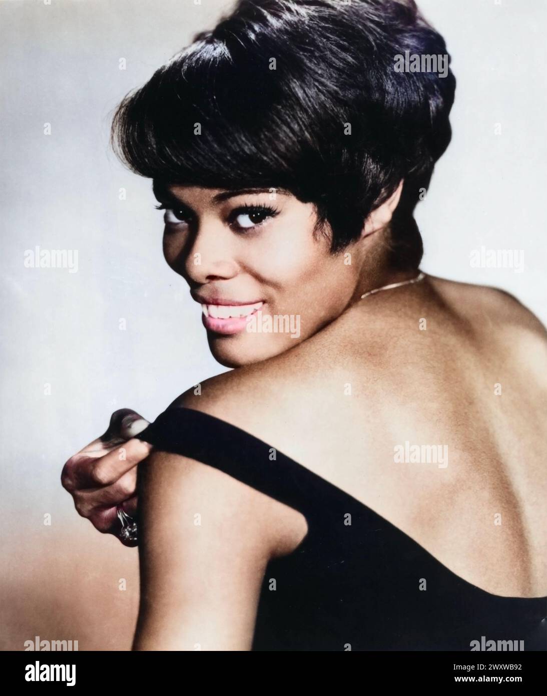 DIONNE WARWICK American singer about 1965 Stock Photo