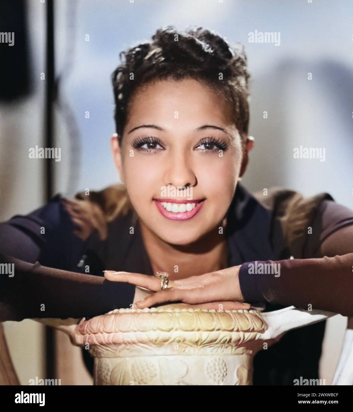 JOSEPHINE BAKER (1906-1975) Franco-American dancer and singer about 1940 Stock Photo
