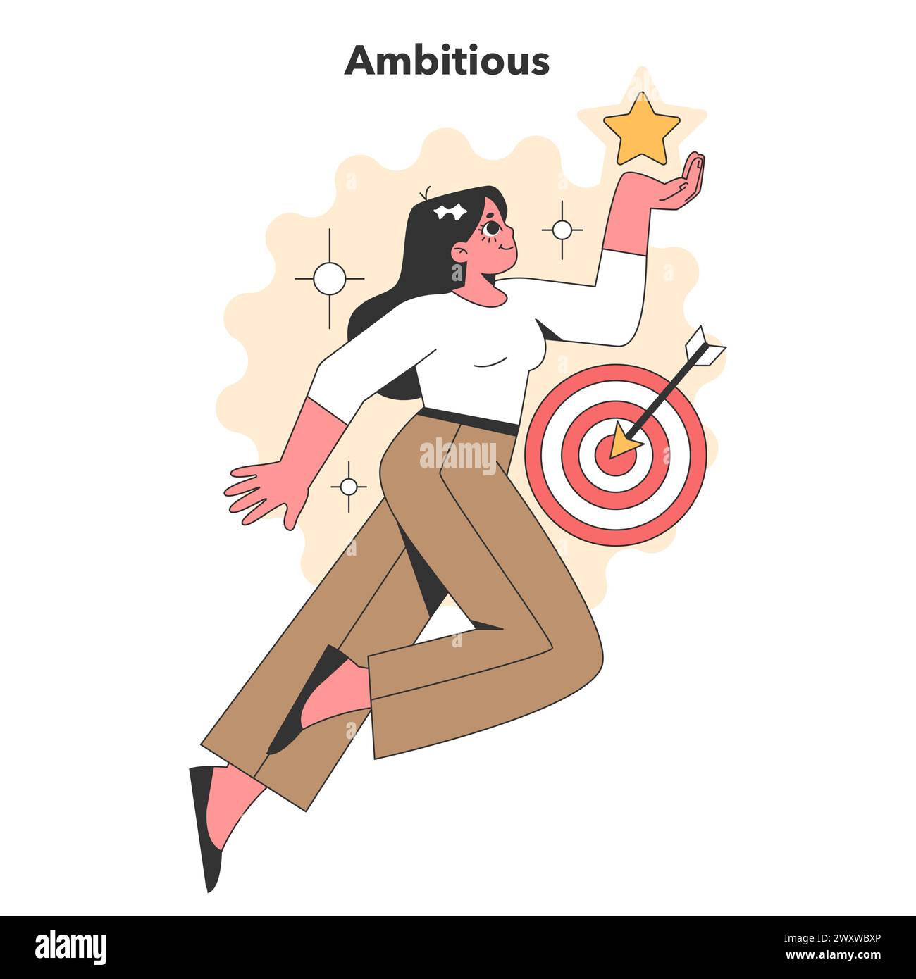 Aspirational figure Cut Out Stock Images