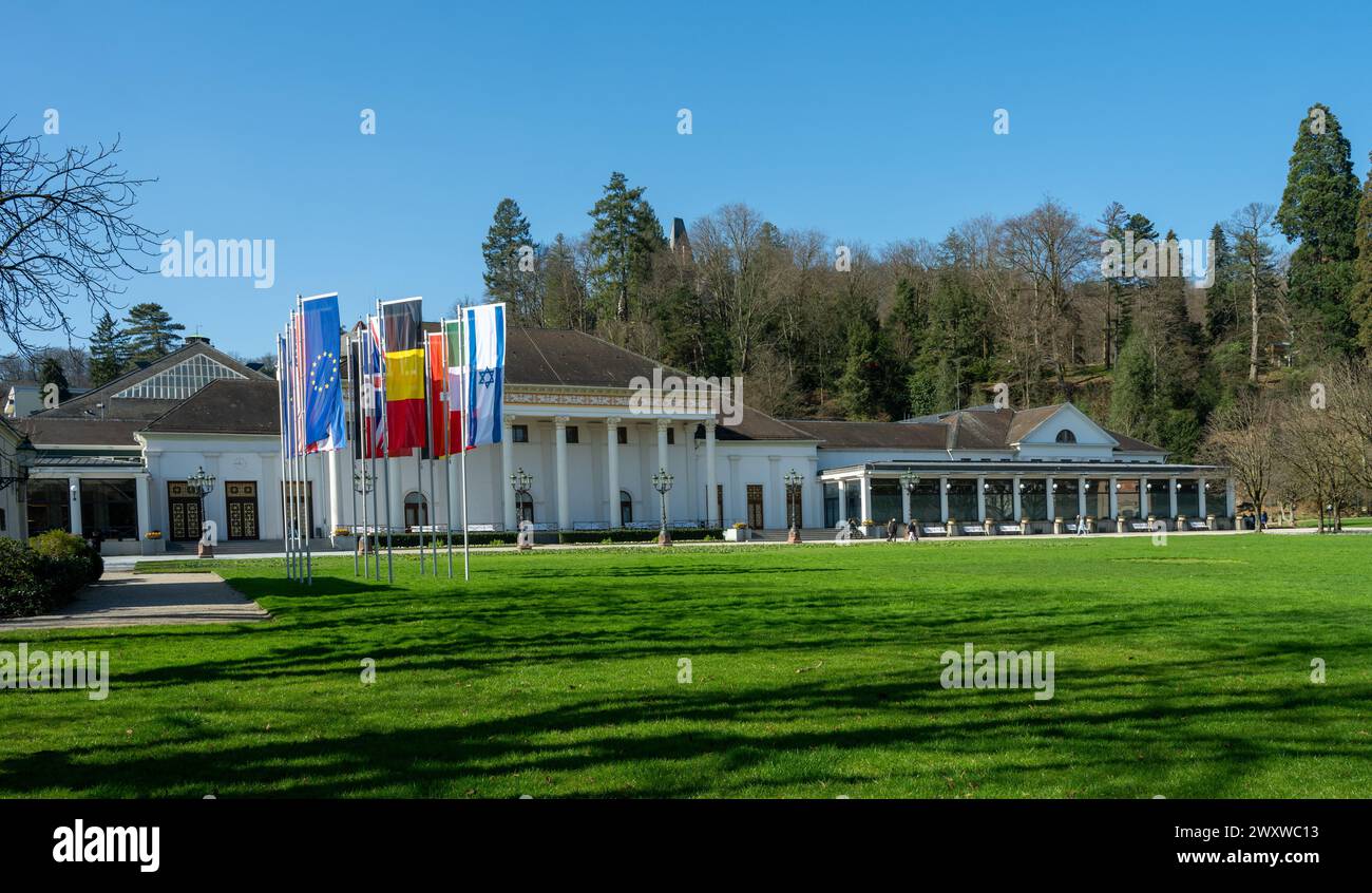 Casino and Health spa center in the spa park of Baden Baden. Baden Wuerttemberg, Germany, Europe Stock Photo