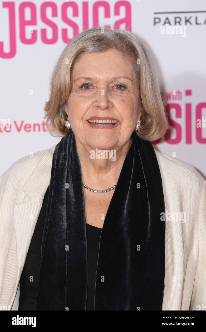 Anne Reid arriving at the London premiere of The Trouble with Jessica, at the Vue West End in