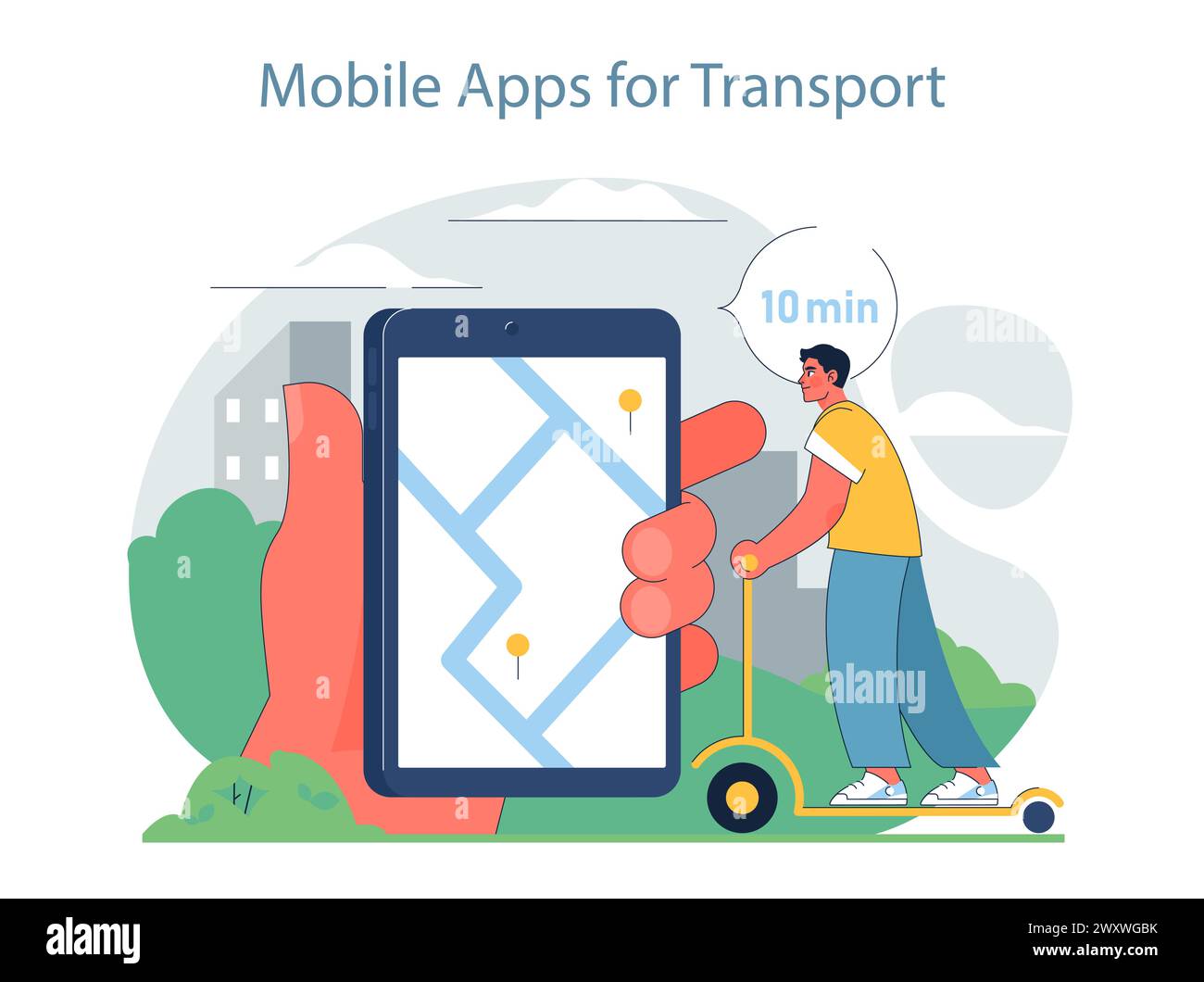 Transport digital solutions Stock Vector Images Alamy