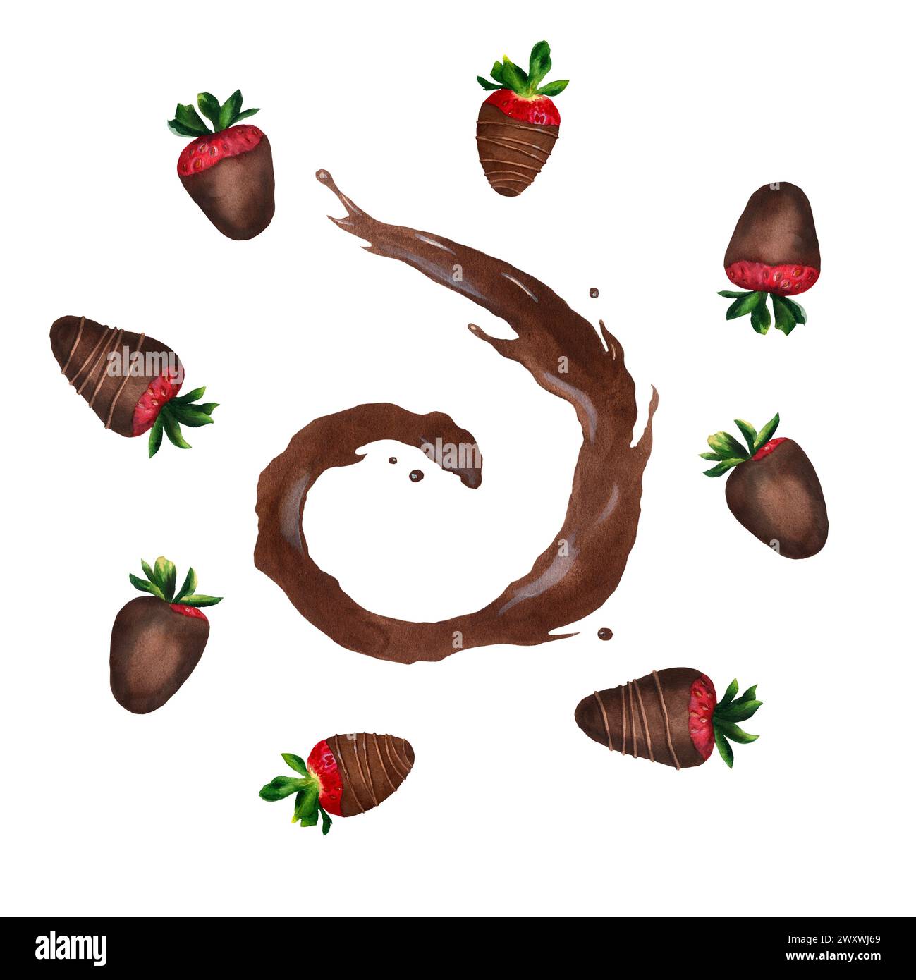 Exploding strawberries on black background hi-res stock photography and ...