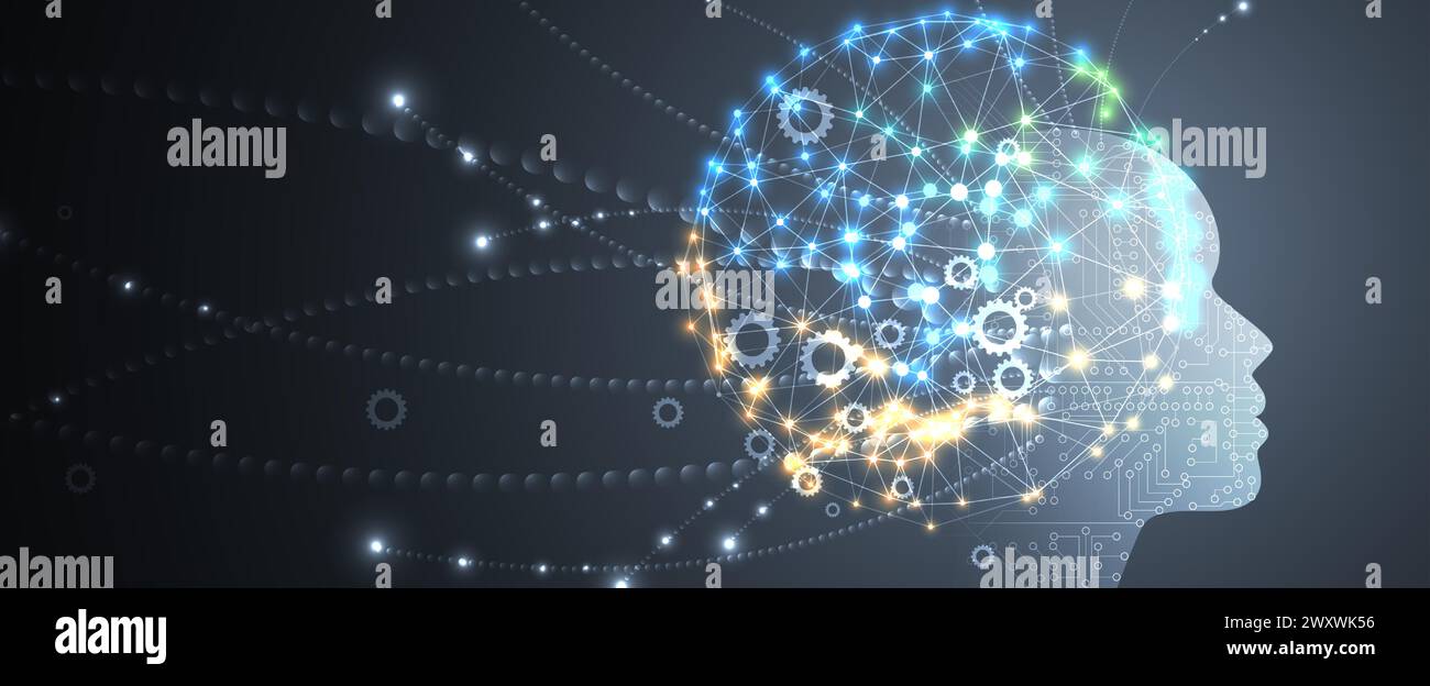 Abstract Artificial intelligence. Cloud computing. Machine learning ...
