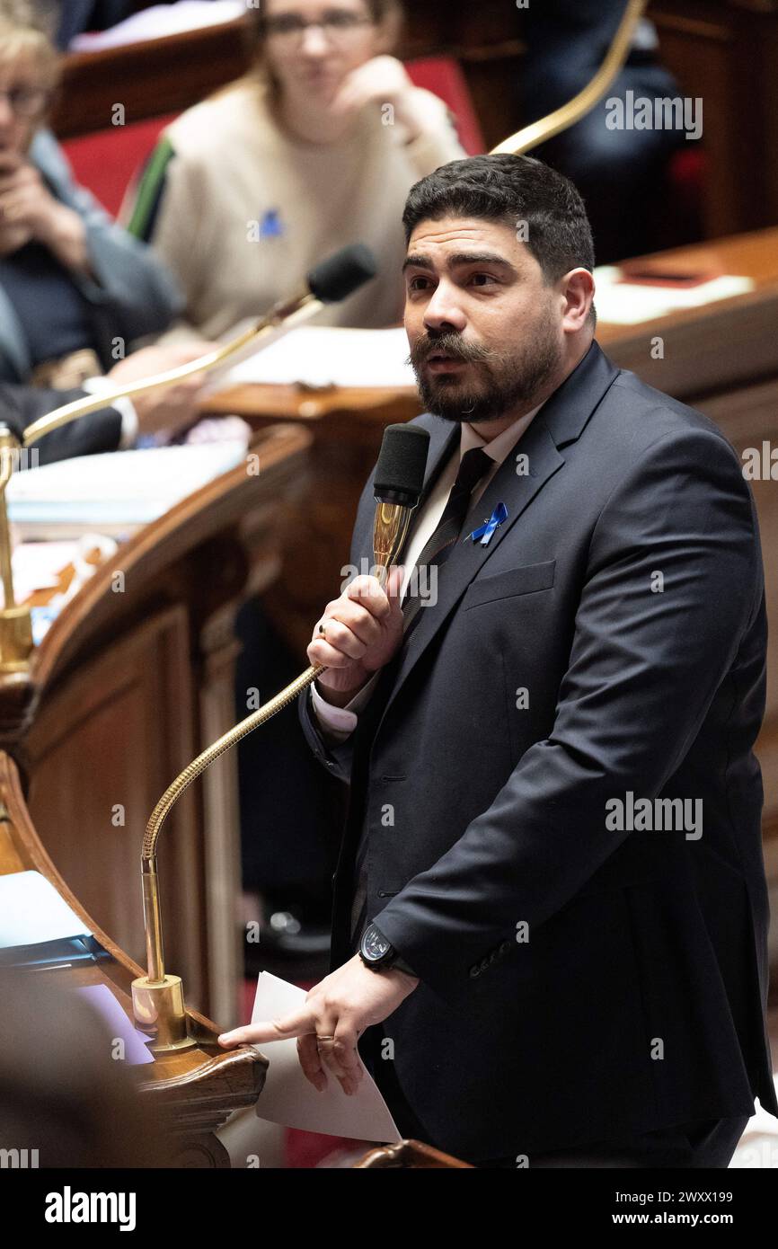 Paris, France. 23rd Mar, 2024. France's Deputy Minister for Housing