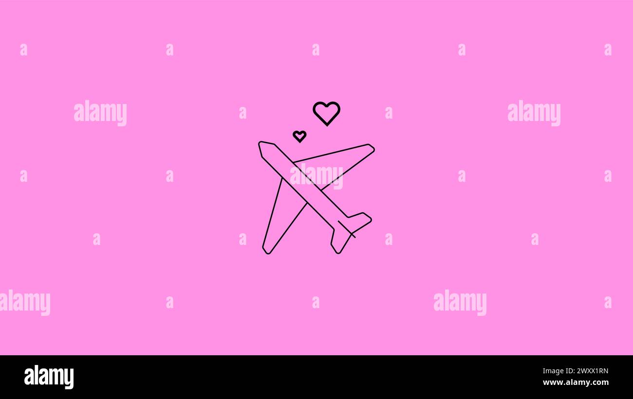 airplane, airplane minimalistic traveling mobile phone wallpaper. love