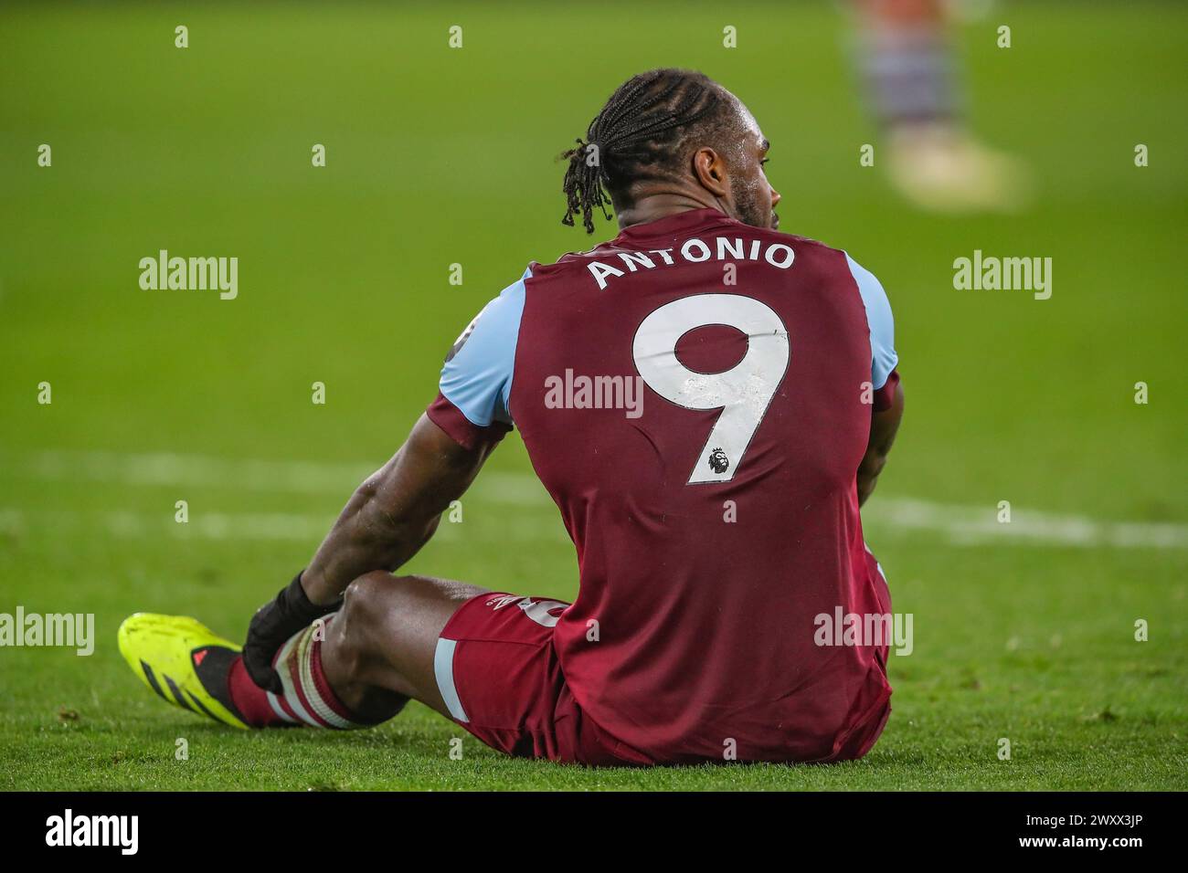 Michail Antonio of West Ham United reacts at full time during the ...