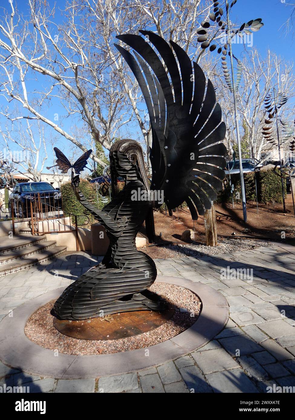 Sedona, AZ. U.S.A. 2/3/2024. Tlaquepaque Arts & Shopping Village. Renee