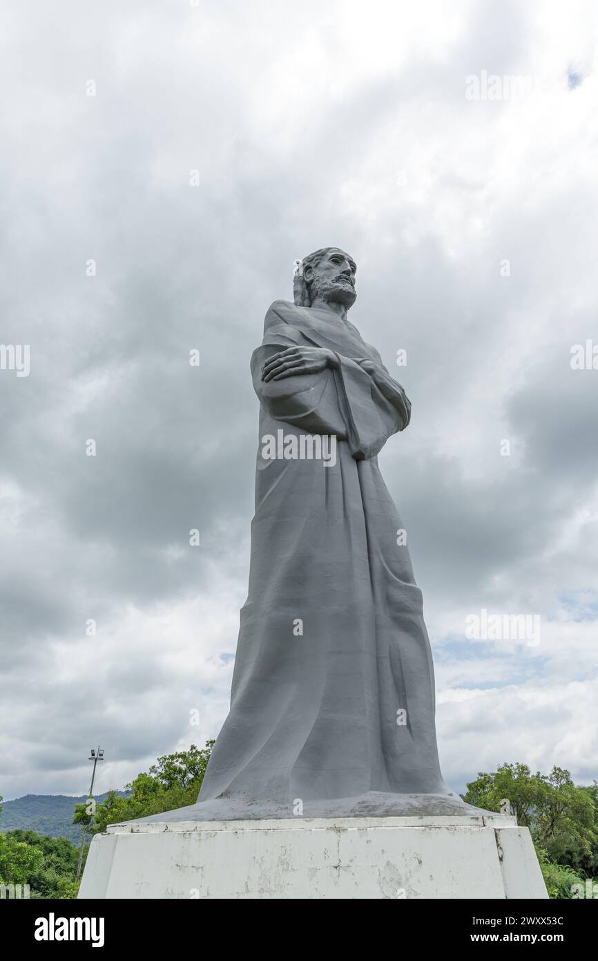 Statue of the Penitent Christ in La Caldera in the province of Salta. Stock Photo