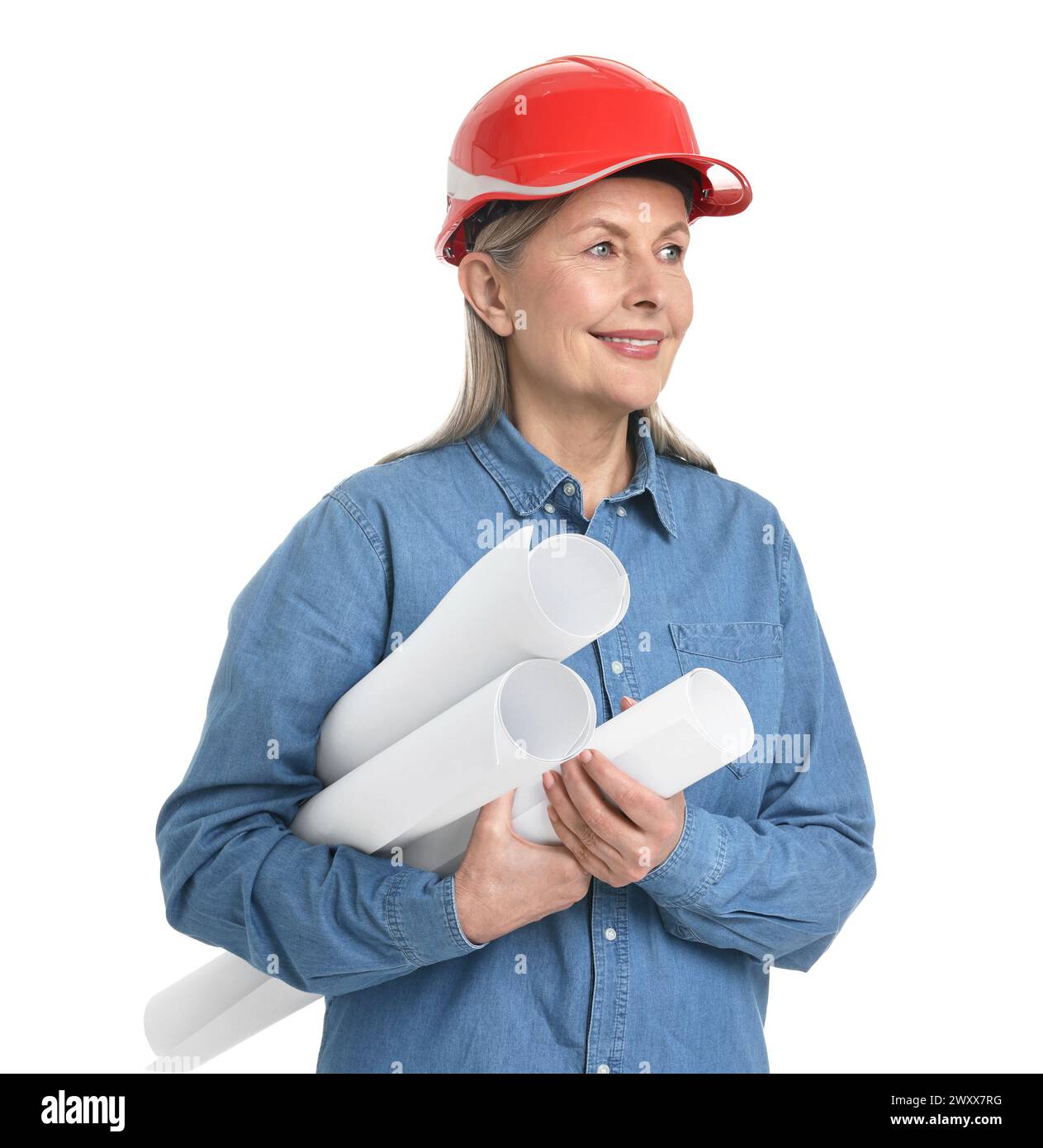 Portrait architect in white hi-res stock photography and images - Alamy