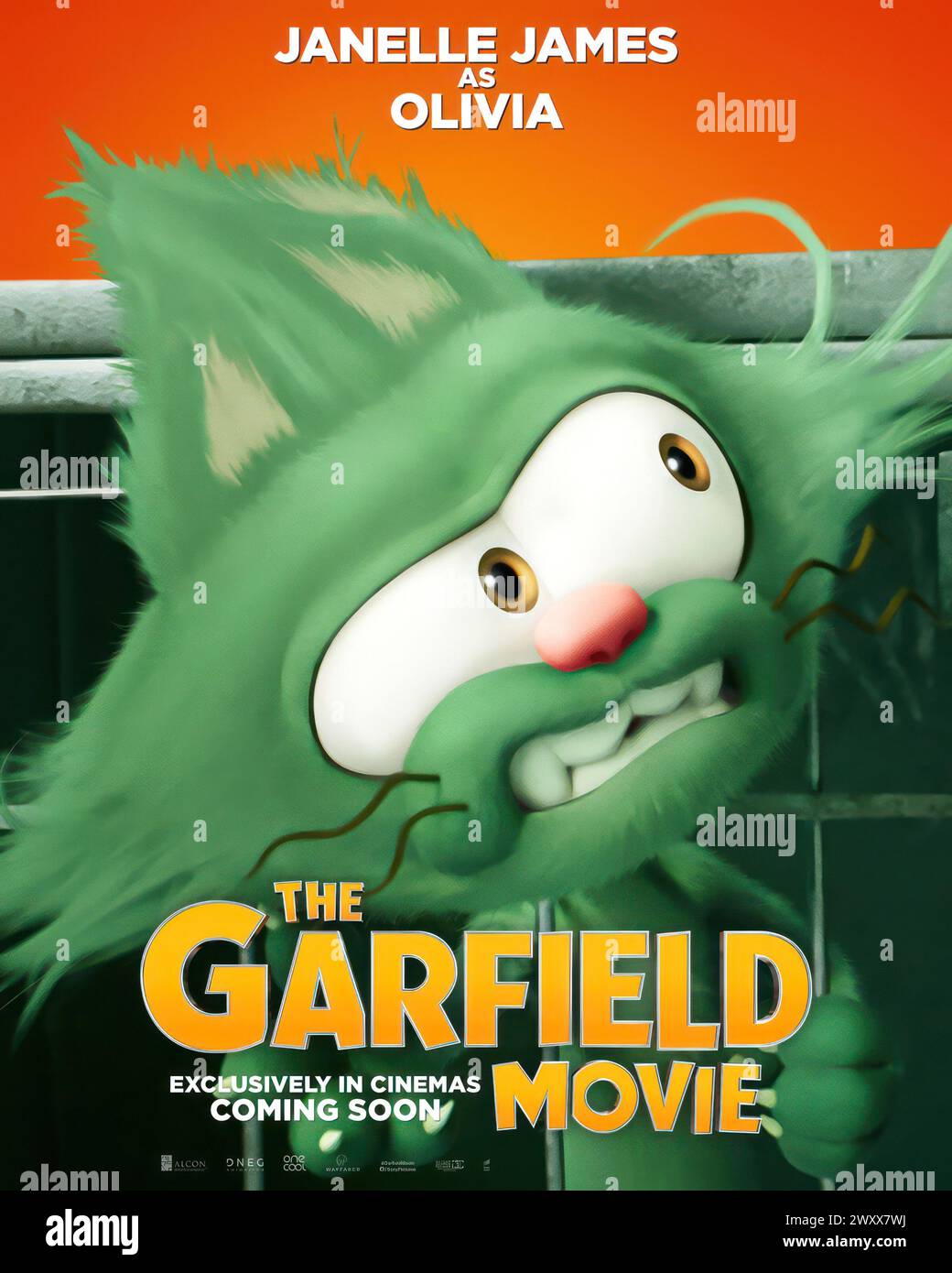 THE GARFIELD MOVIE, (aka GARFIELD), British character poster, Olivia ...