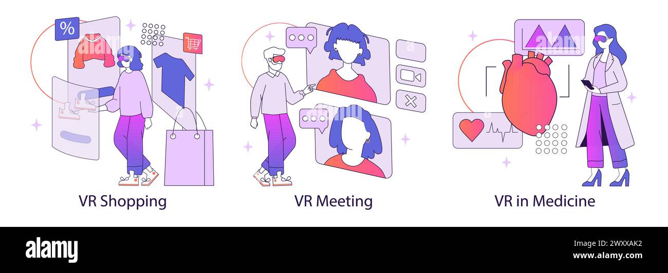 VR Applications in Daily Life set. Exploring virtual reality for(06)