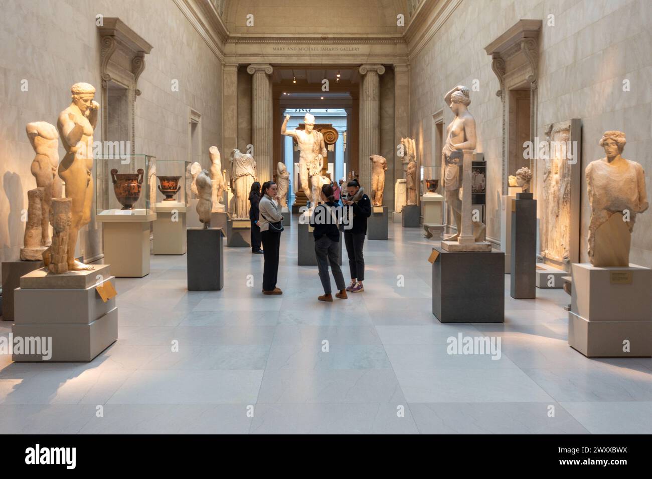 Greek and Roman art at the Metropolitan Museum of Art in NYC Stock Photo
