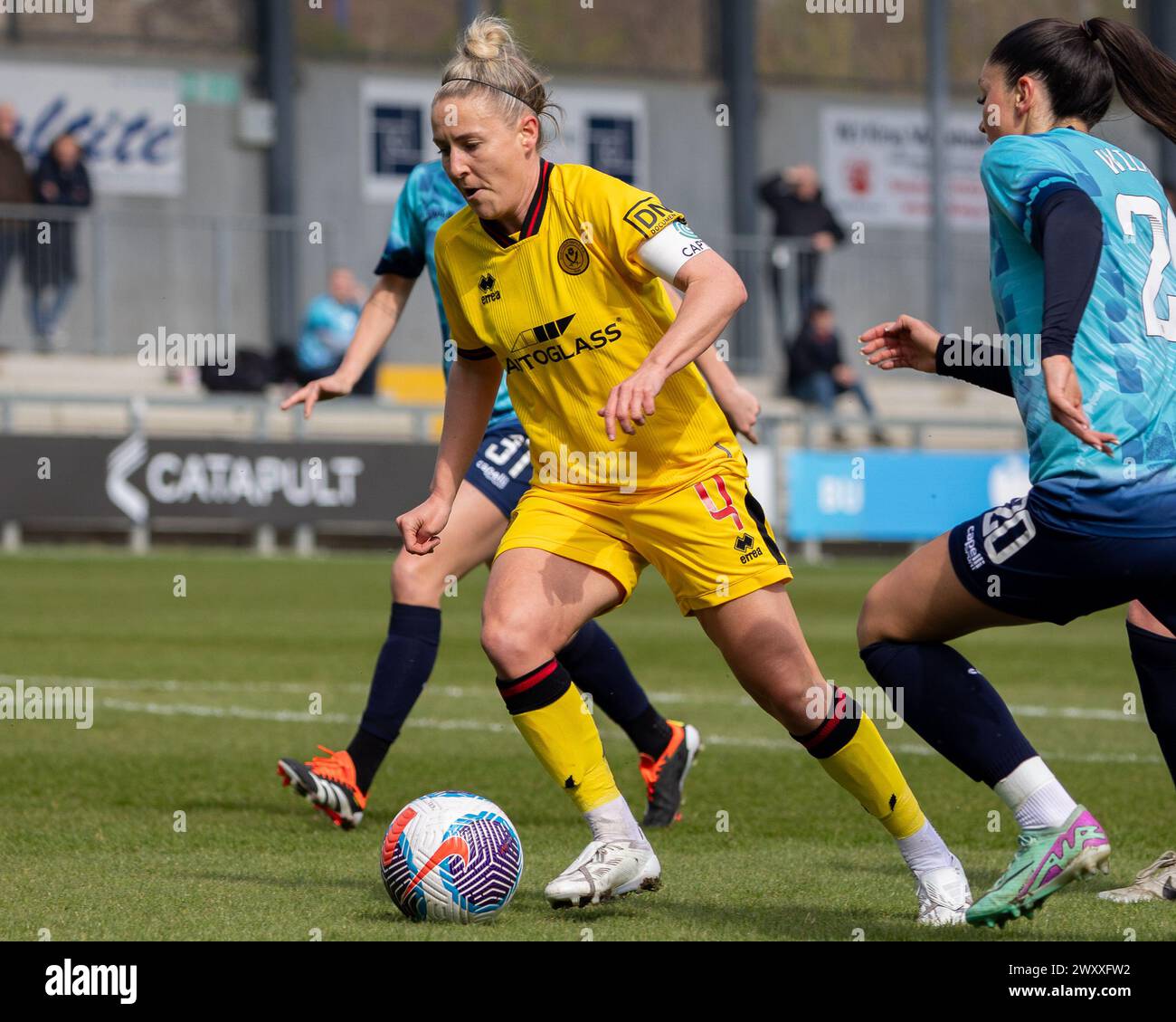 Sophie Barker, Sheffield Utd Captain at London City Lionesses at Pride