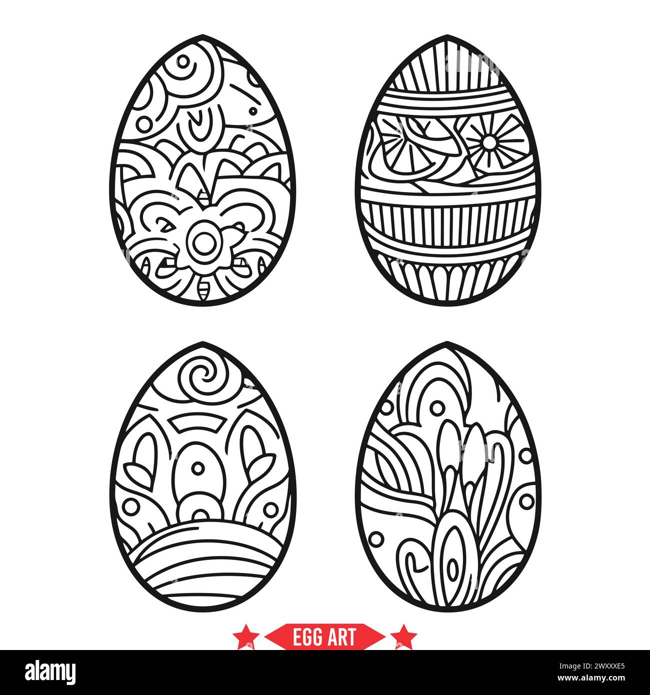Whimsical Egg Shaped Silhouettes Explore Endless Possibilities in 