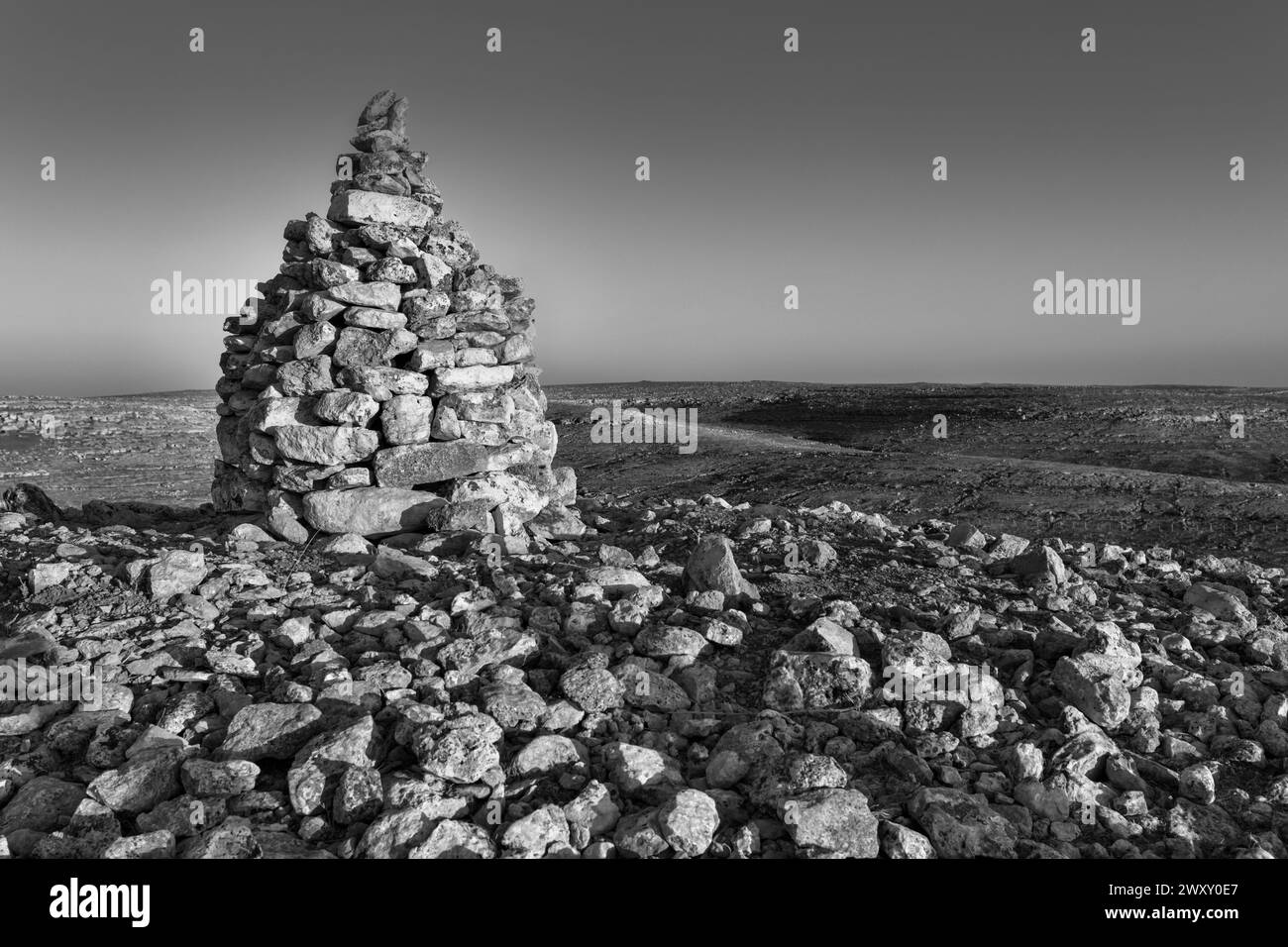 Neolithic archeological site Black and White Stock Photos & Images - Alamy