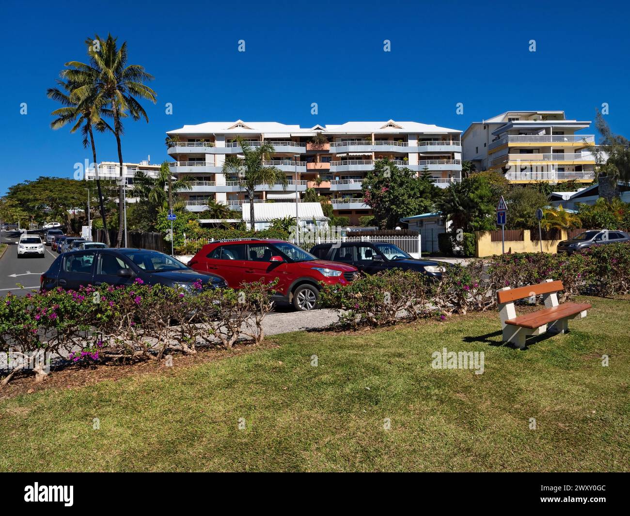 South Pacific Cruise / Modern Apartment Buildings in Noumea, New