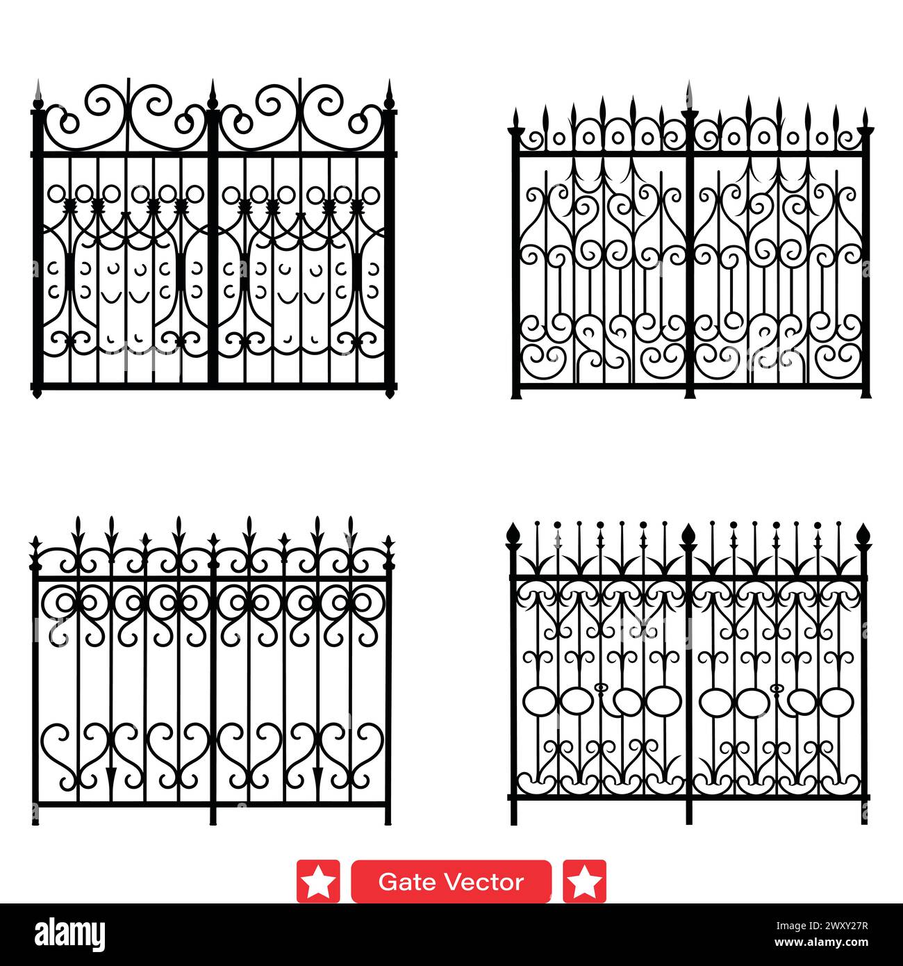 Abstract gate Stock Vector Images - Alamy