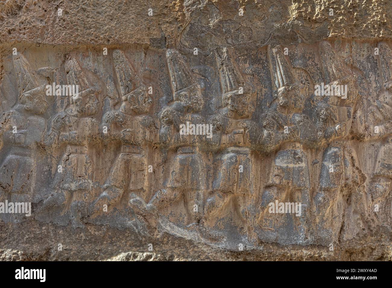 Hittite archaeological site, Yazilikaya, Corum Province, Turkey Stock Photo