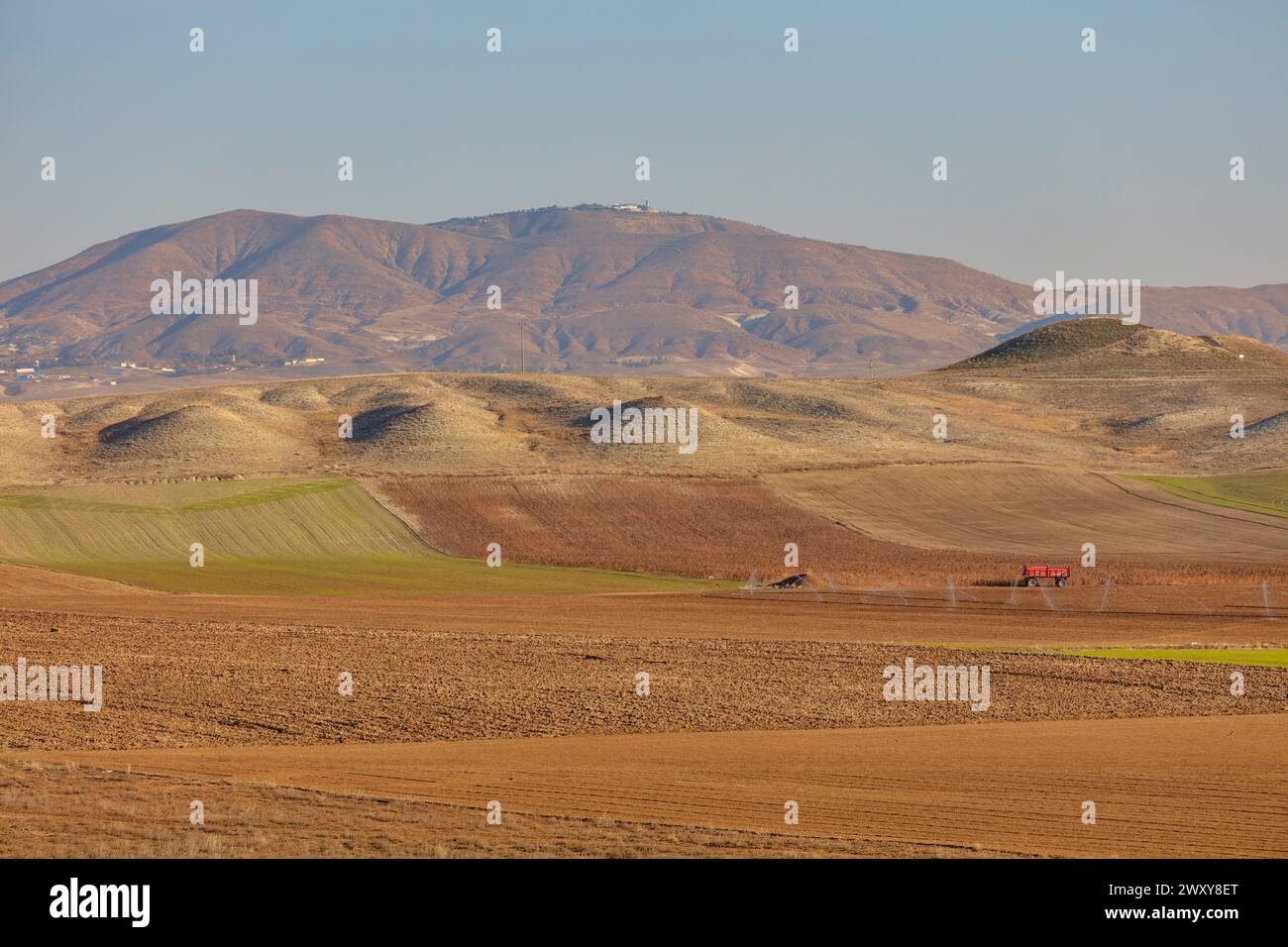 Tumulus, Gordion, Phrygia, Ankara Province, Turkey Stock Photo