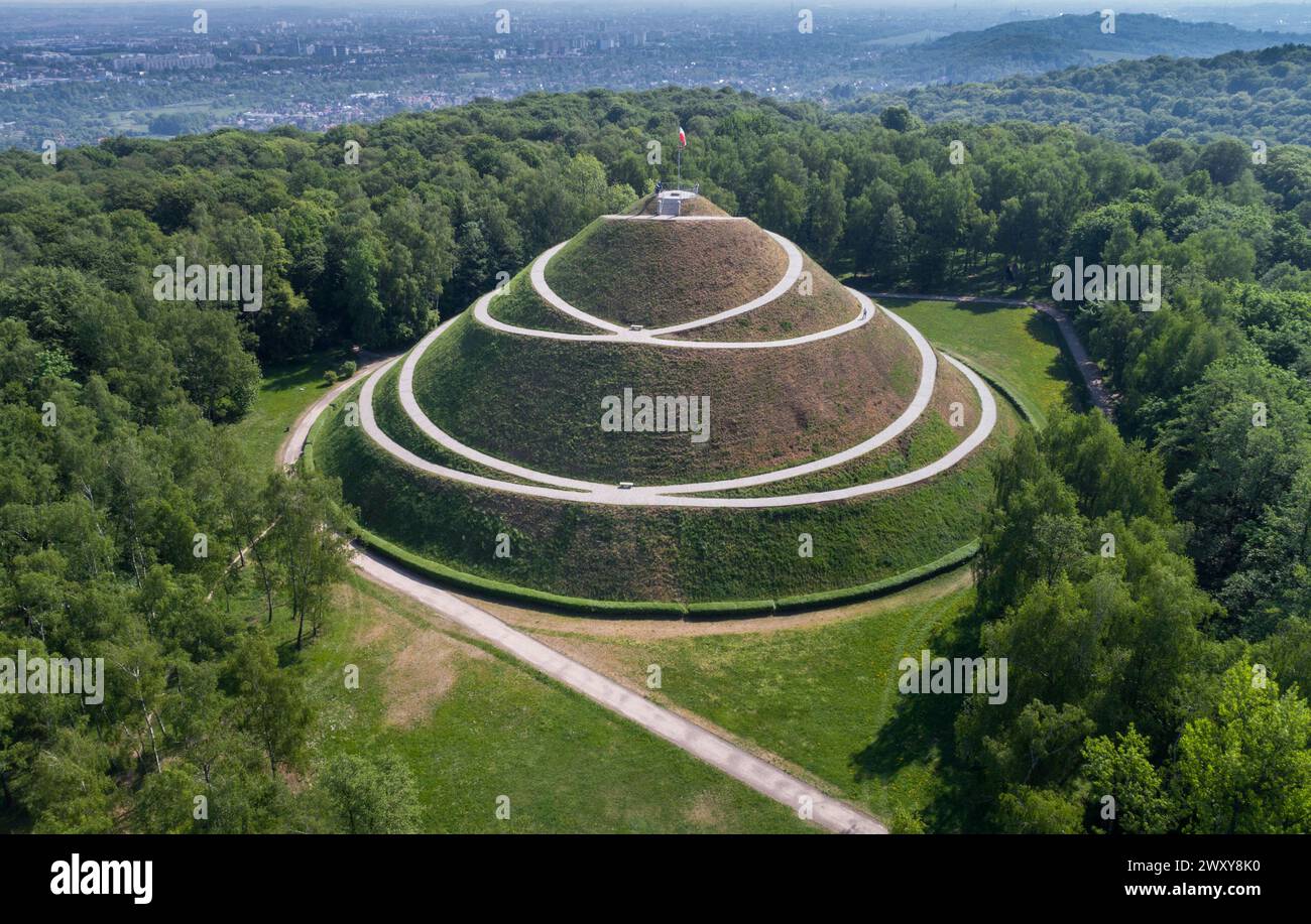 Pilsudski Mound, Poland Stock Photo