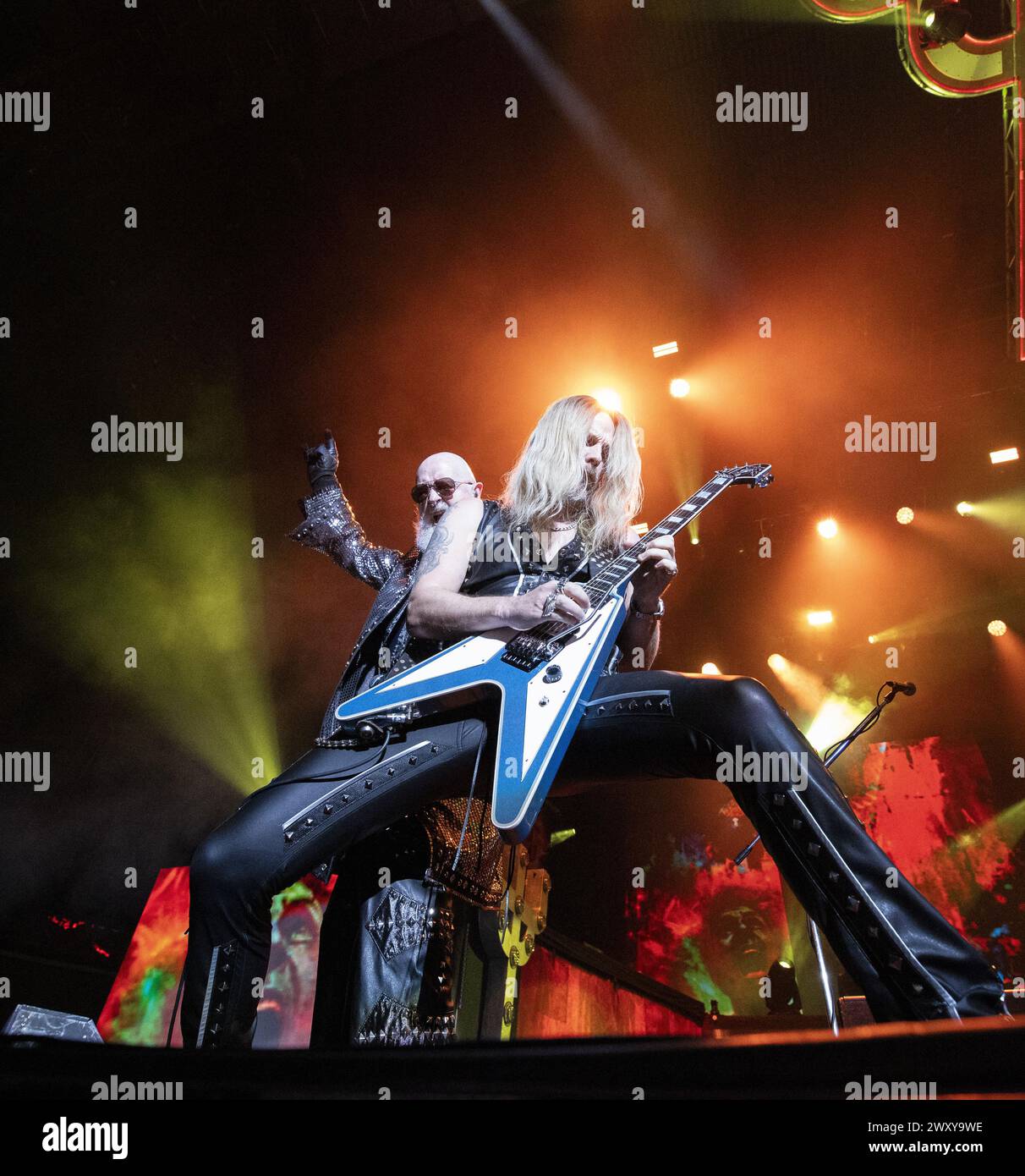 Vienna, Austria. 01/04/2024, Band "Judas Priest" on Monday, 1 April