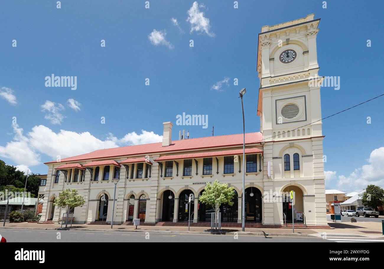 Historic Post Office building in Maryborough, Queensland,Australia Stock Photo