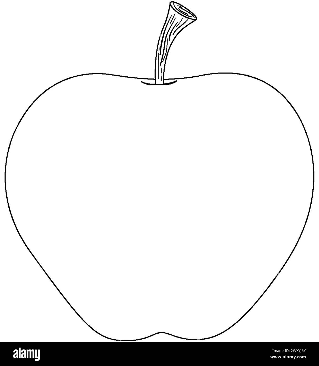 Apple clipart Black and White Stock Photos & Images - Alamy