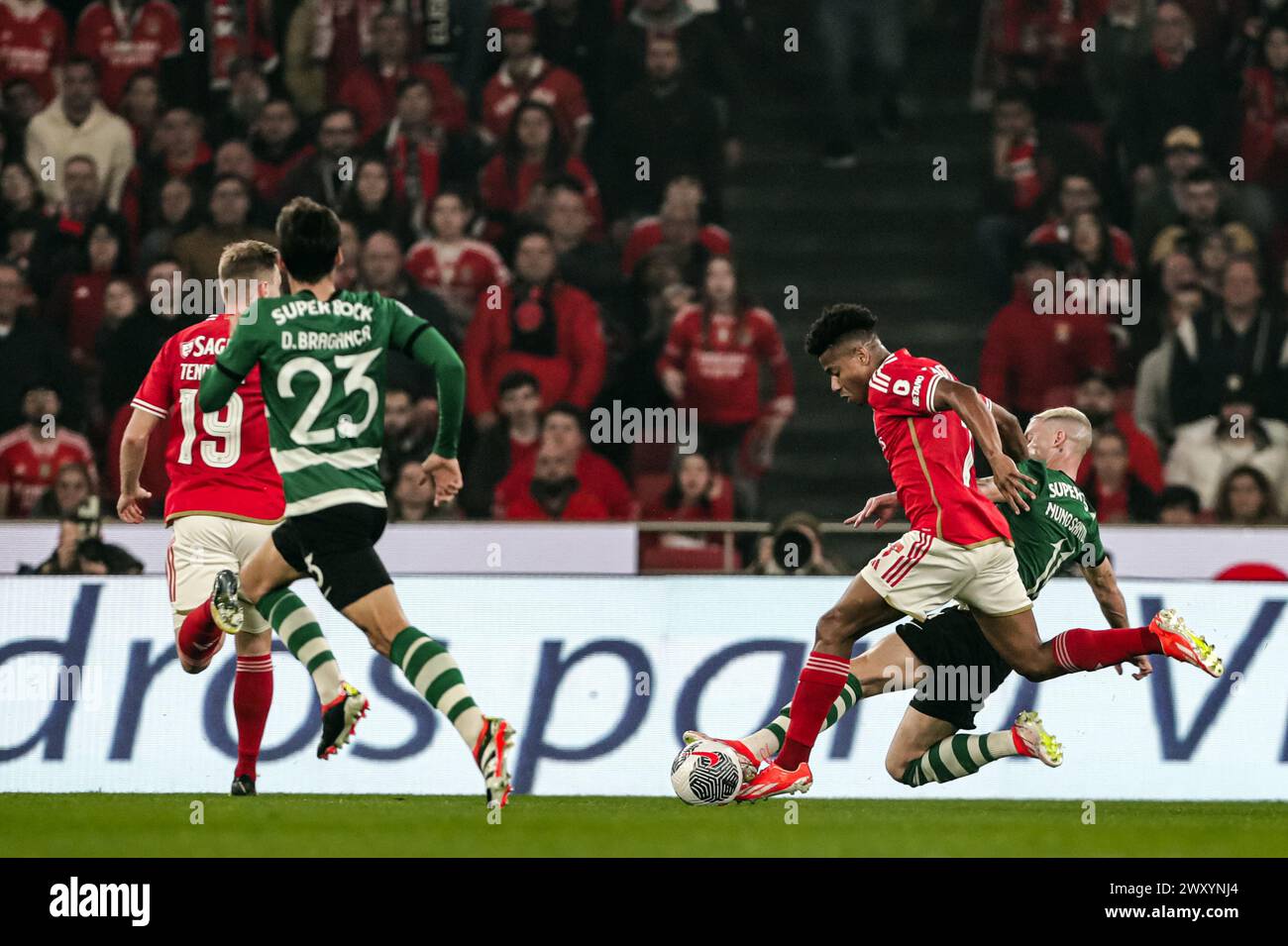 Lisbon, Portugal. 02nd Apr, 2024. Lisbon, 04/02/2024 - This evening the Sport Lisboa e Benfica football team hosted Sporting Clube de Portugal in the 2nd leg of the Portuguese Cup semi-finals at the Estádio da Luz in Lisbon. (Mário Vasa/Global Imagens) Credit: Atlantico Press/Alamy Live News Stock Photo
