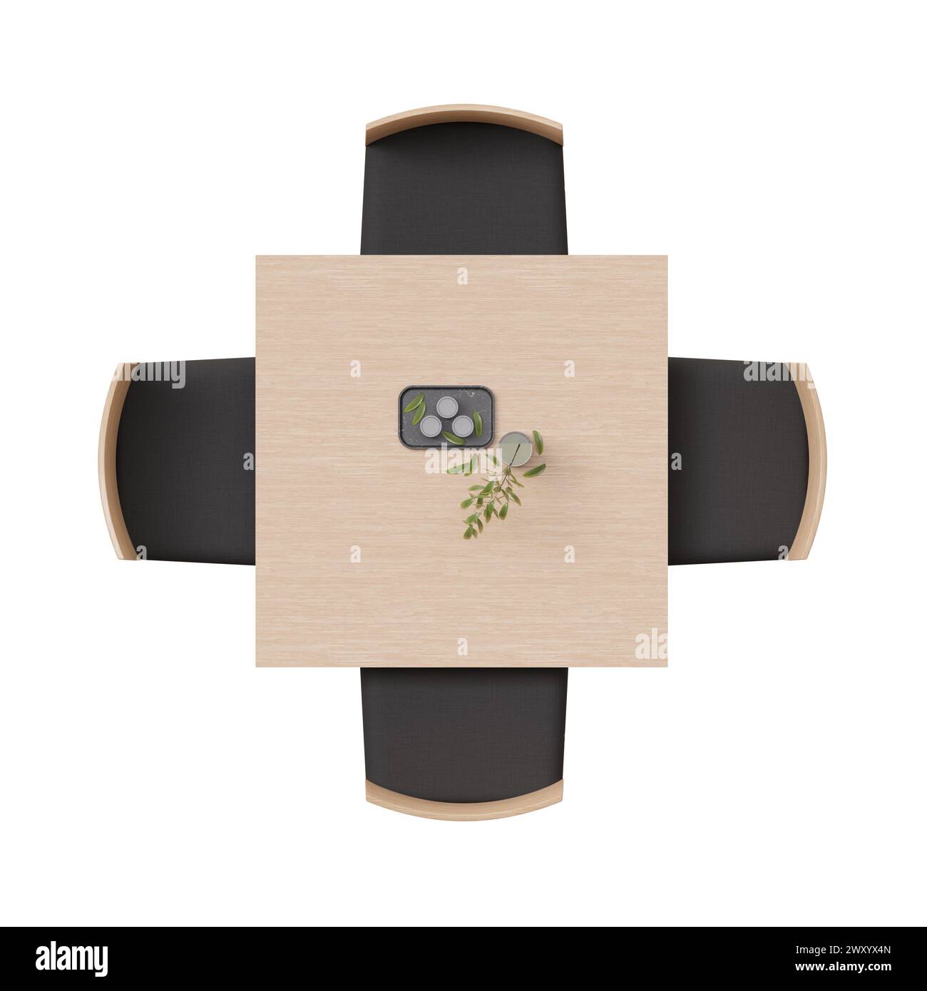 Dining room table overhead Cut Out Stock Images & Pictures Alamy