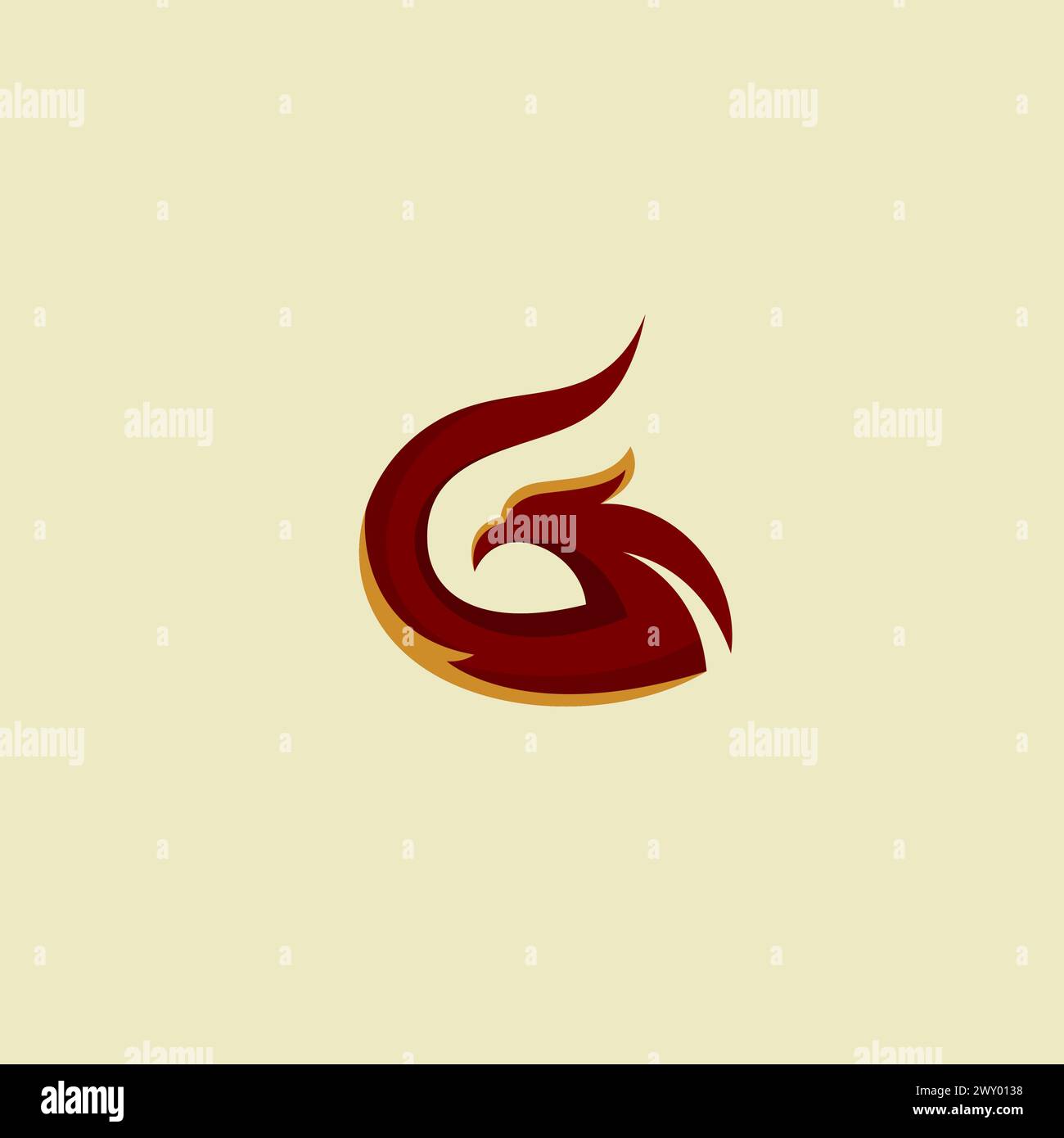 G Eagle Logo. Letter G Icon Stock Vector