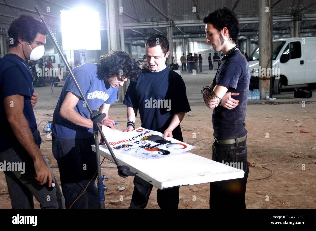Milan Italy 07/05/2003 : Linea 77 ,Italian alternative metal band ...