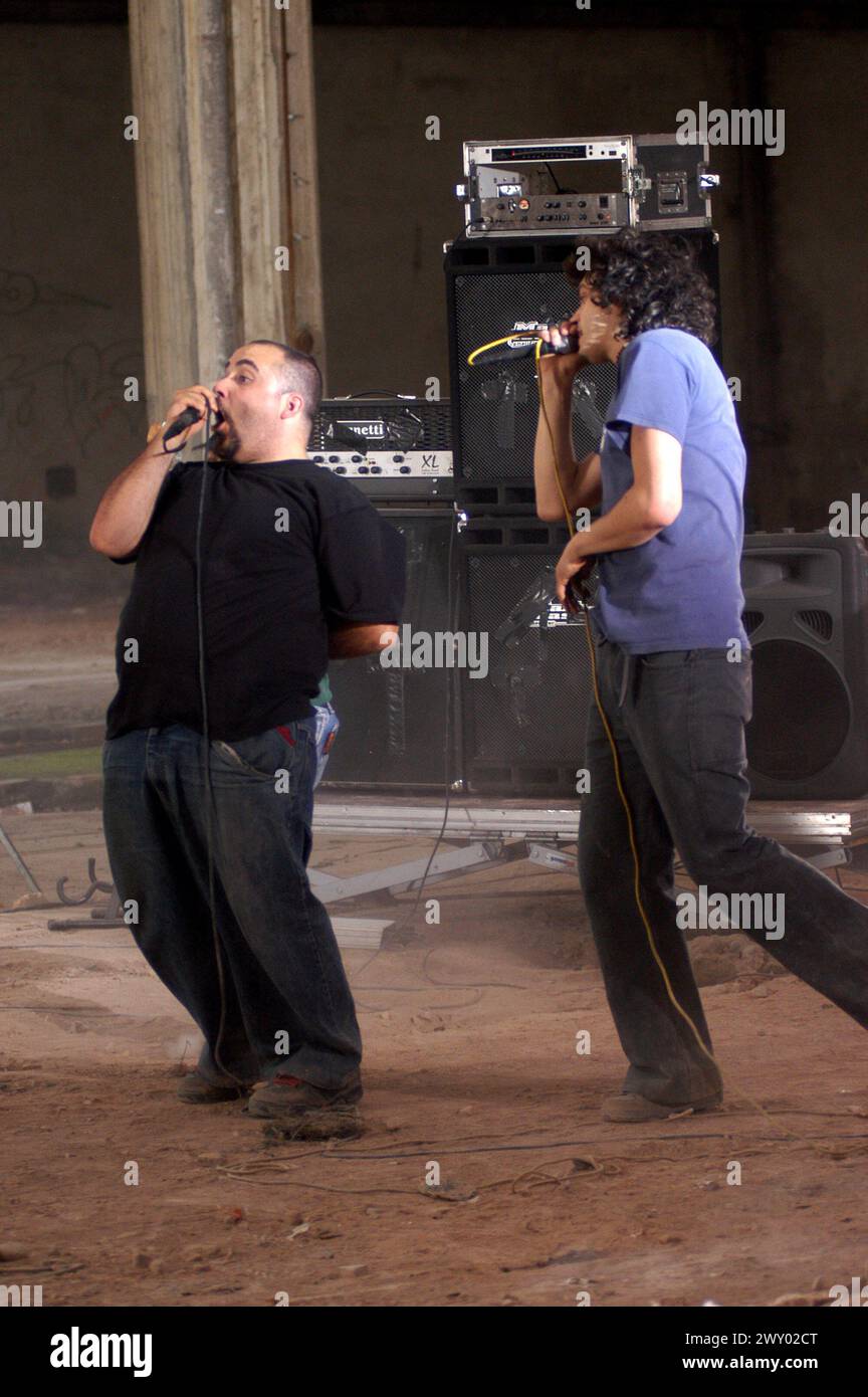 Milan Italy 07/05/2003 : Linea 77 ,Italian alternative metal band ...