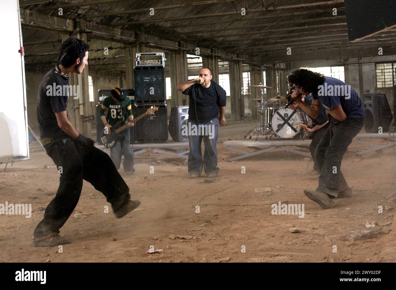Milan Italy 07/05/2003 : Linea 77 ,Italian alternative metal band ...